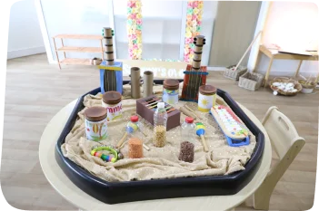 Gym at Kids Academy Nursery in Abu Dhabi, helping children develop gross motor skills and coordination through action songs and movement-based games.