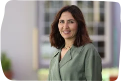 Maya Jawhar, Nursery Manager at Step By Step Nursery in Mirdif, dedicated to inspiring young learners.