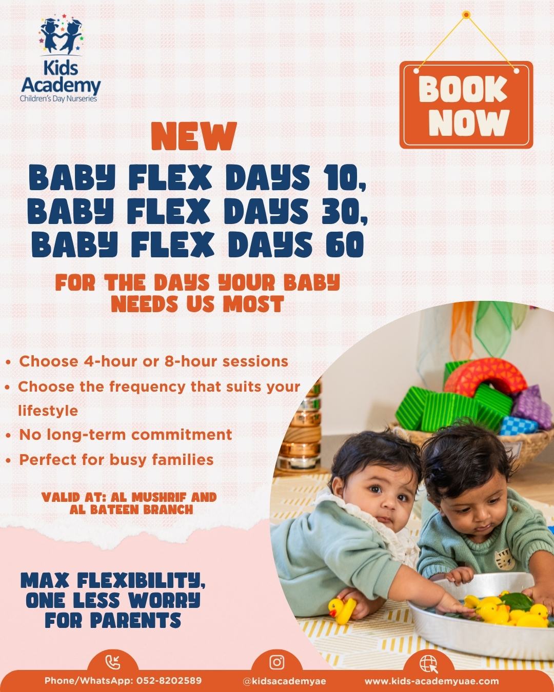 Kids Academy nursery baby flex popup