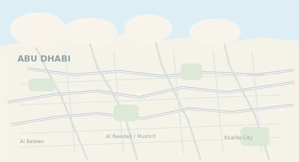 Abu Dhabi location map